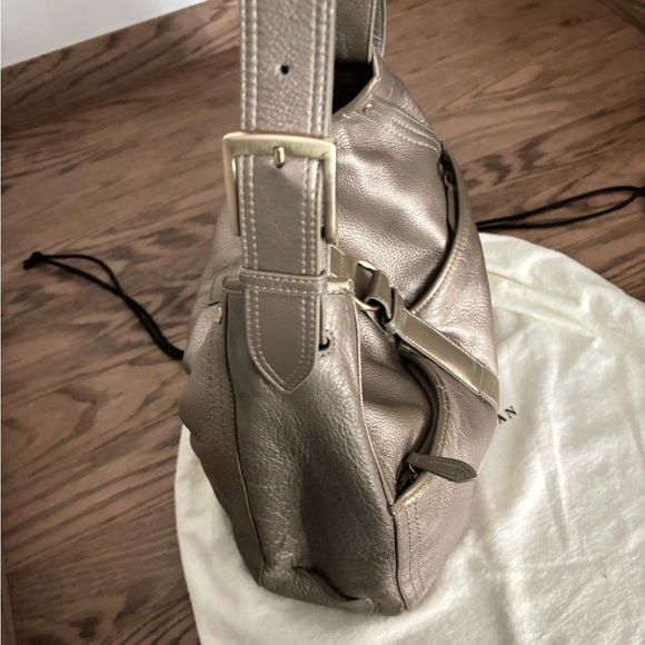 Cole Haan Metallic Hobo Shoulder Bag - Picture 7 of 14